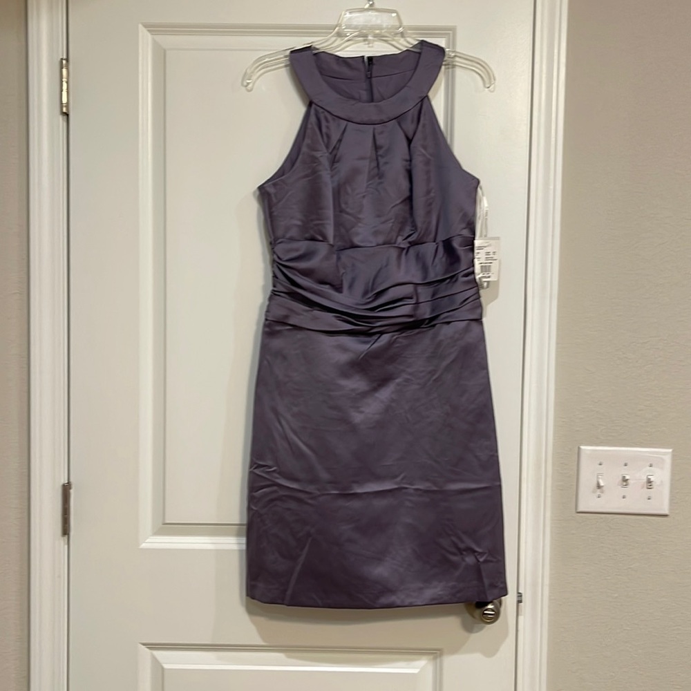 Lilac Davids Bridal Bridesmaids dress: size 12 but runs (2 sizes)small